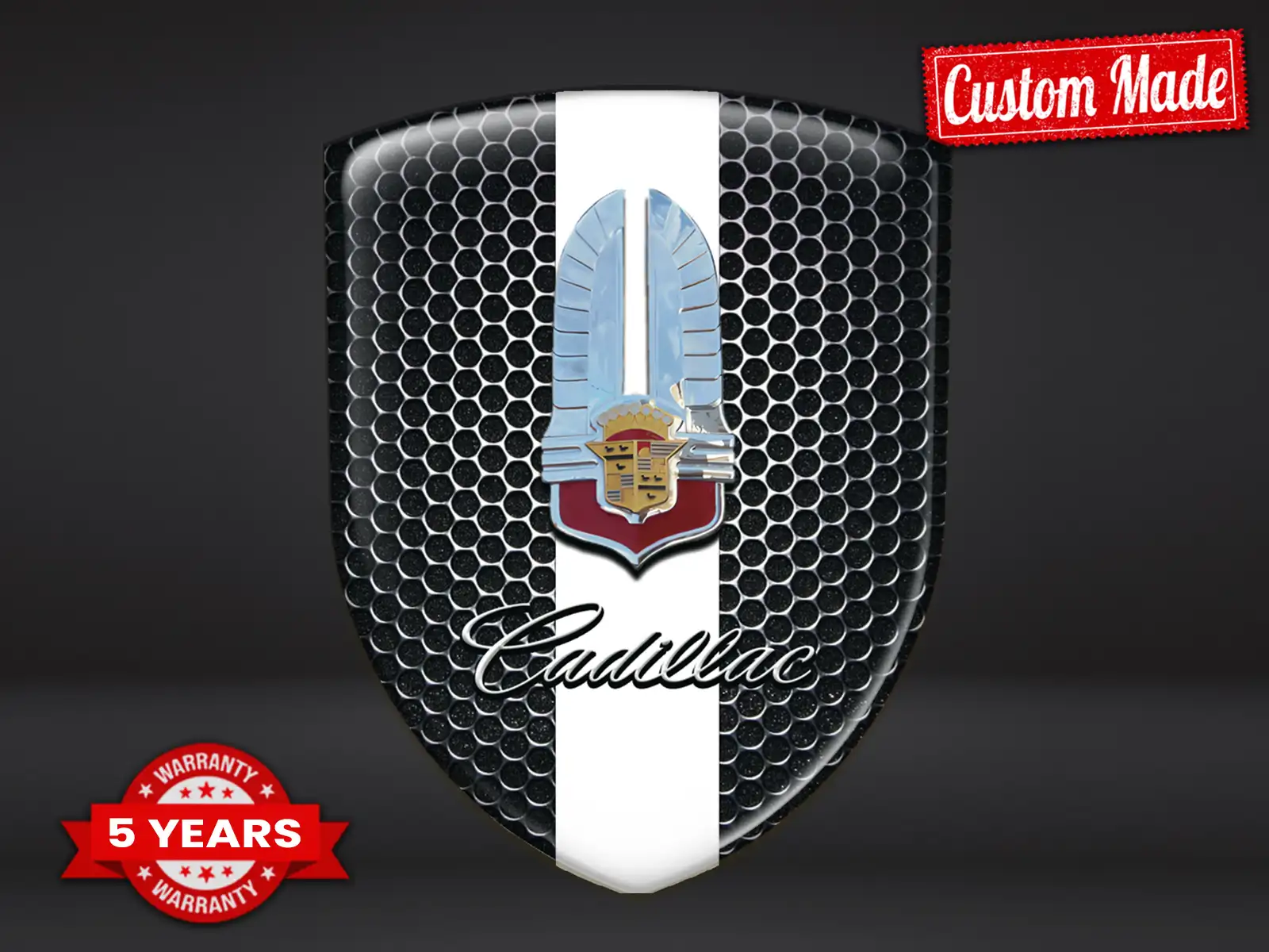 Cadillac Etichetta Autoadesiva Design Max Chic Pro Durevoli